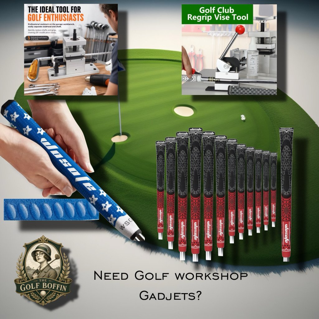 Golf club regrip vise tool and a range of replacement grips